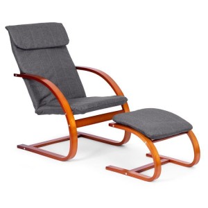 FOTEL FIŃSKI Z PODNÓŻKIEM