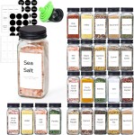 24x SZKLANE SŁOICZKI 113ml NA PRZYPRAWY POJEMNIKI PRZYPRAWNIKI + ETYKIETY